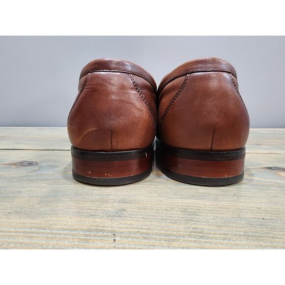 Florsheim Men's Moc Toe Penny Loafer Men's Slip On Size 9.5D - Picture 6 of 9
